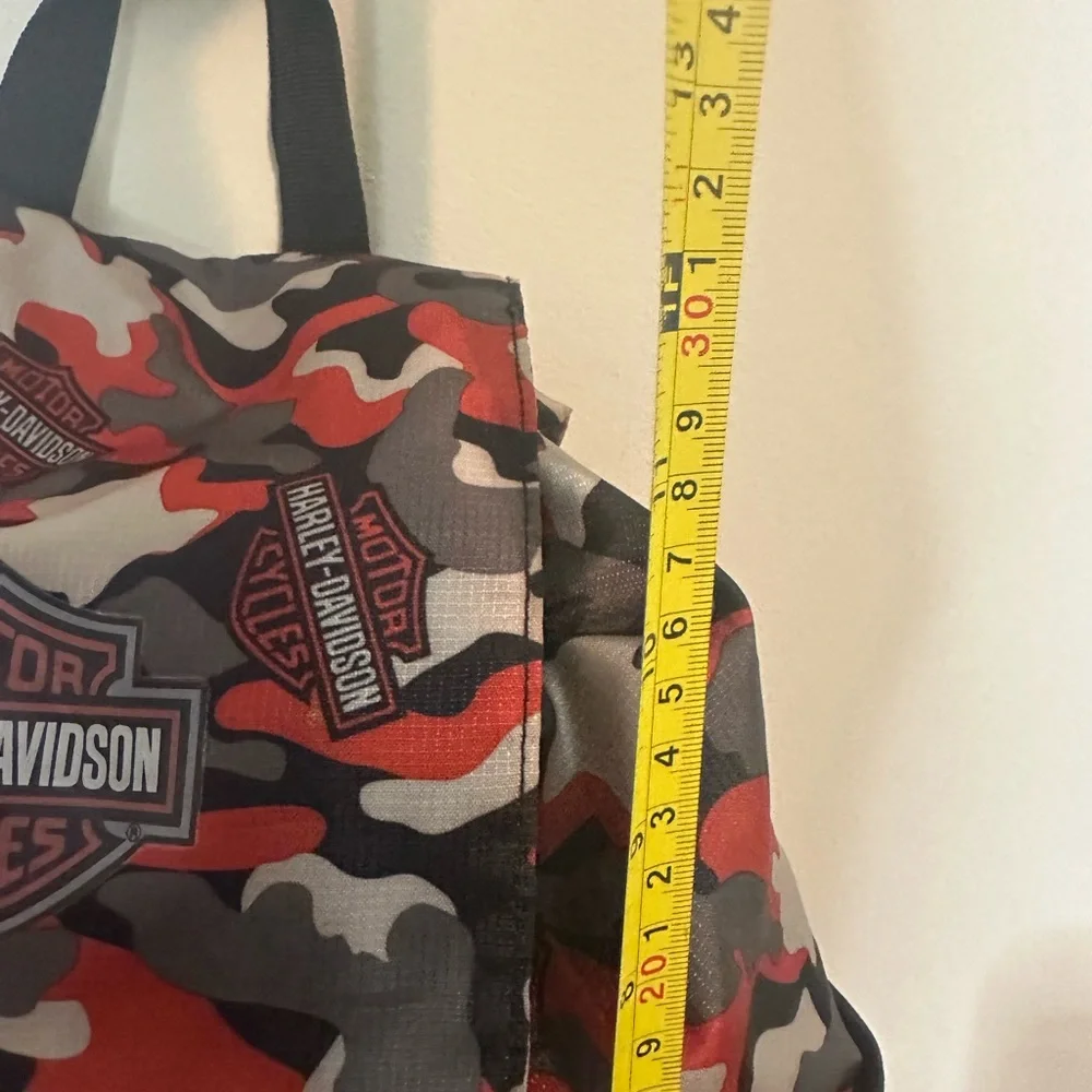 Harley-Davidson Boys Camo-Printed Packable Pouch Nylon Backpack
